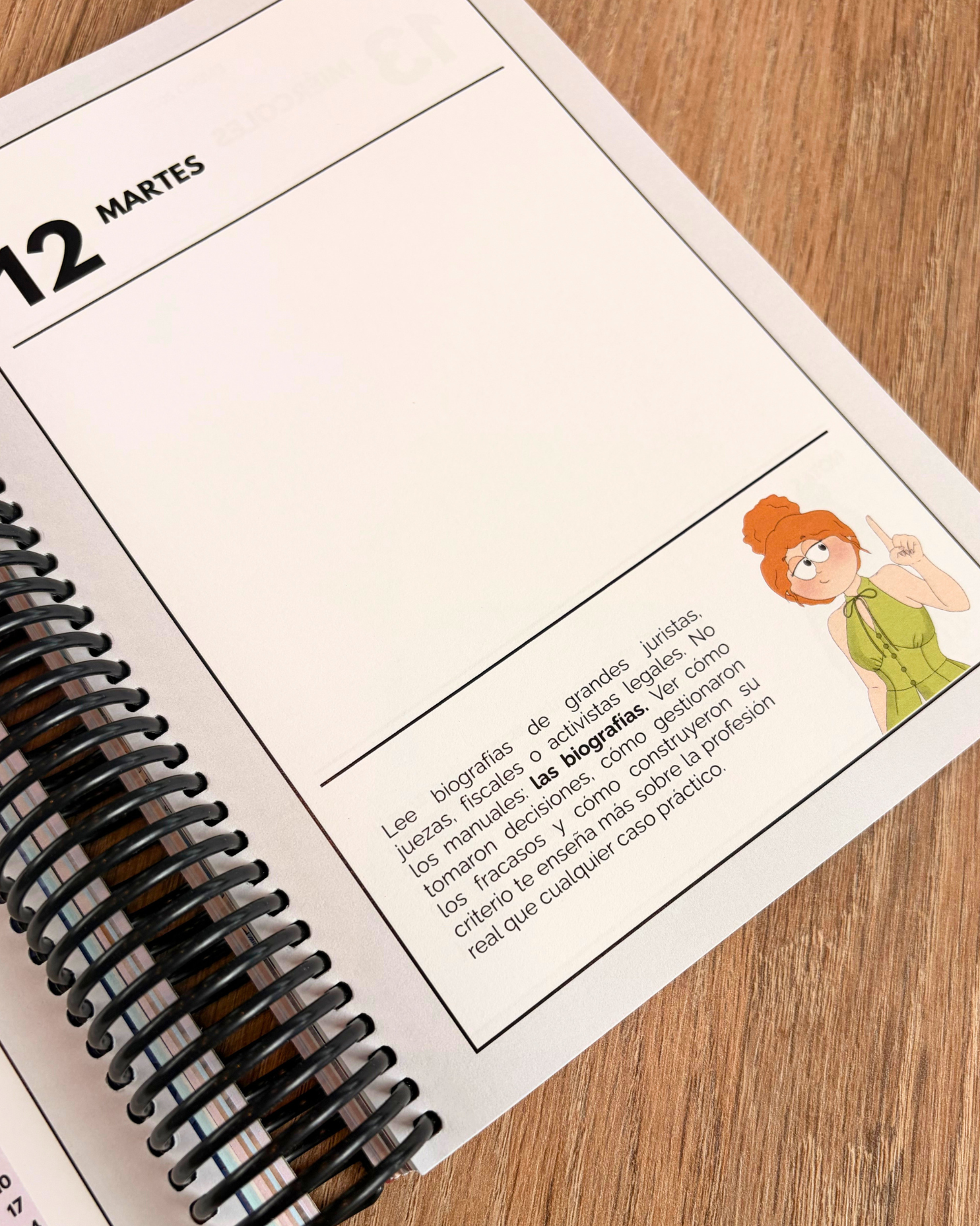 Página diaria de la Agenda HL