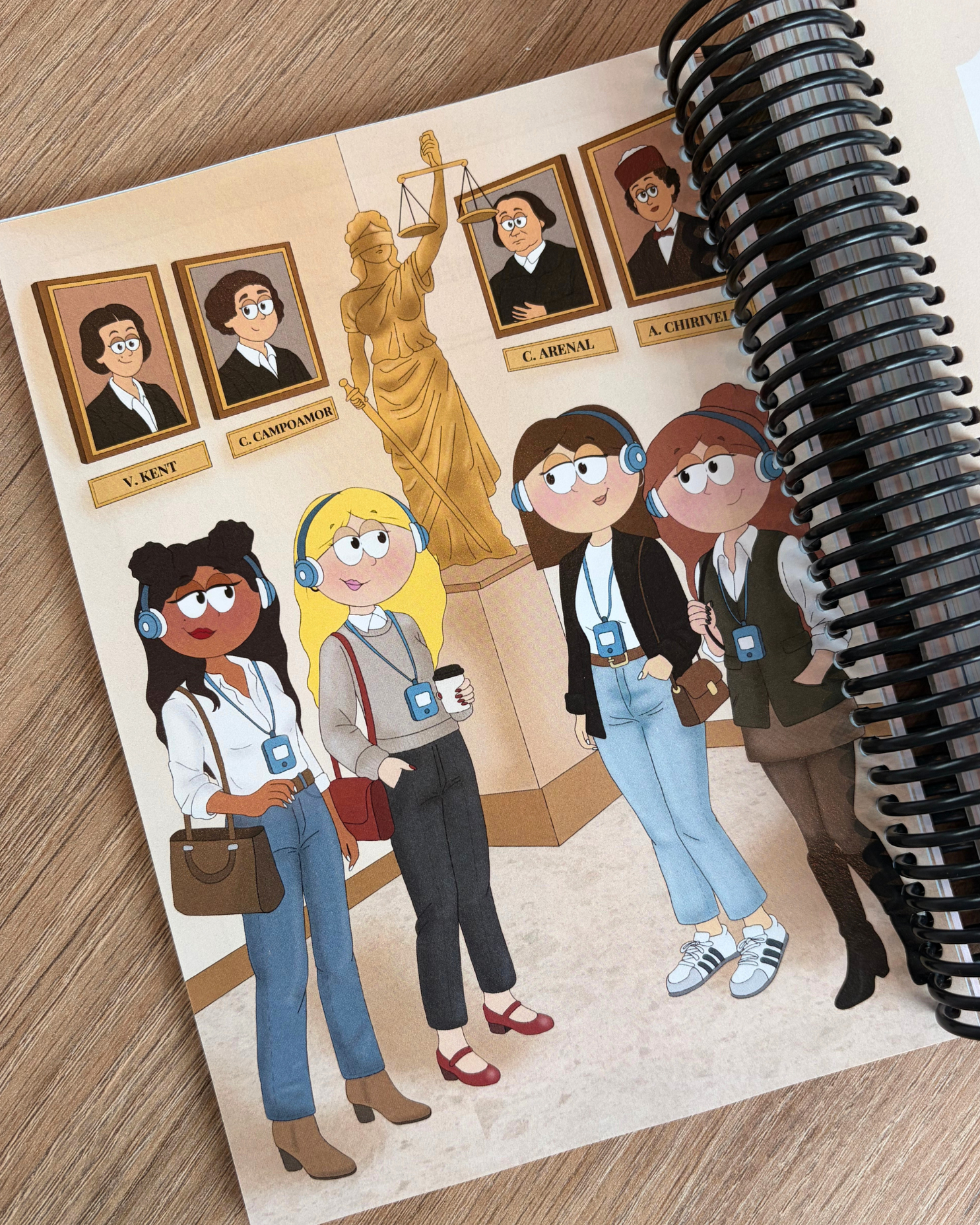 Interior con las protagonistas de la Agenda HL