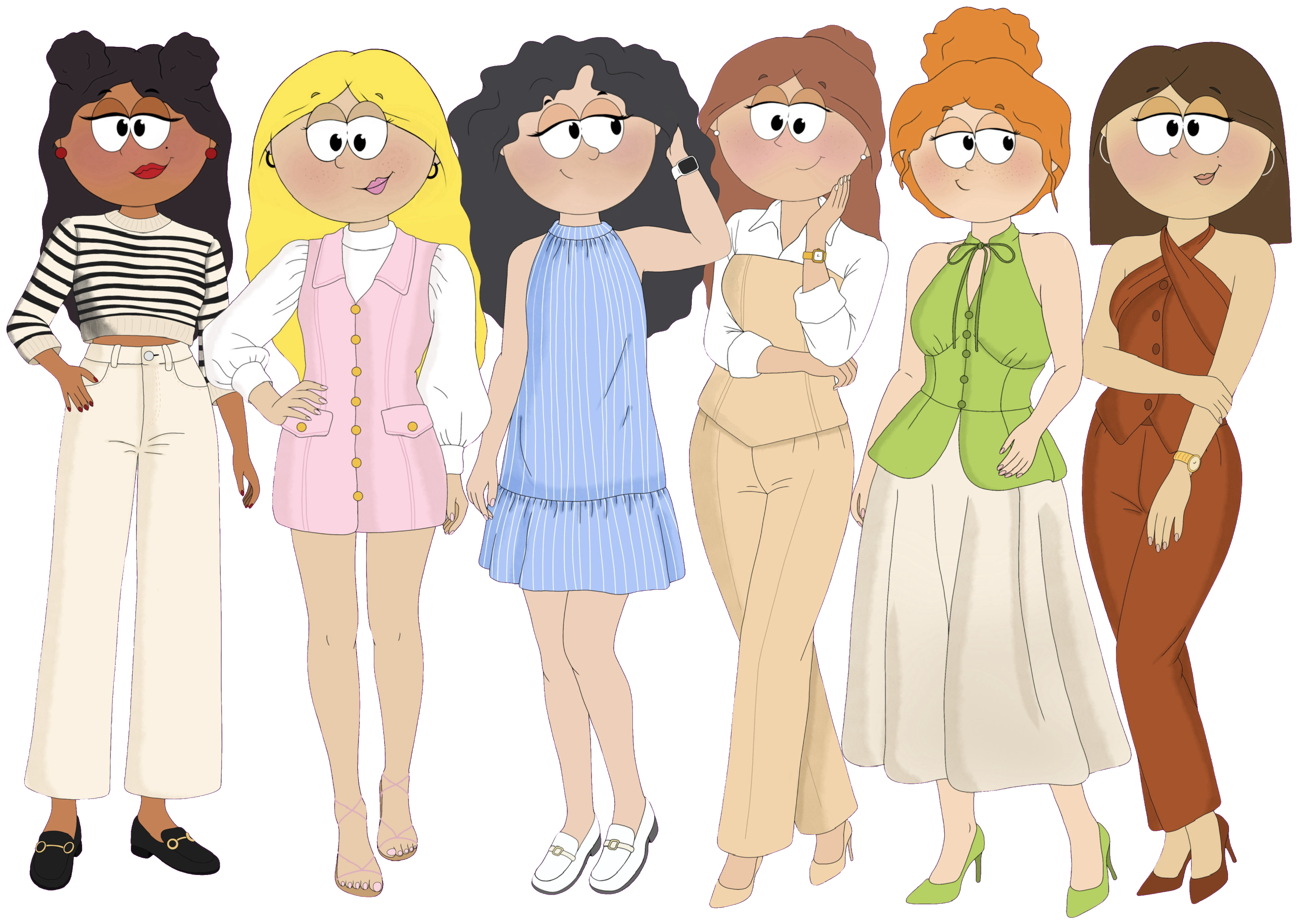 Las 6 protagonistas de Habemus Letrada